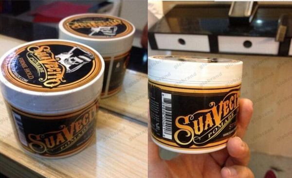 Suavecito Pomade Hair Gel Style firme hold Pomades Waxes Strong hold restoring ancient ways big skeleton hair slicked back hair oil wax mud