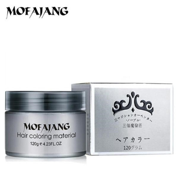 Mofajang hair wax for hair styling Mofajang Pomade Strong style restoring Pomade wax big skeleton slicked 120pcs/carton box 7 colors