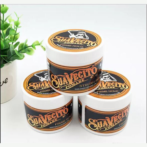 Suavecito Pomade/Hair Wax Gel Style Firme Hold Pomades Waxes Strong Hold Restoring Big Skeleton Hair Slicked Back Hair Oil Wax Mud