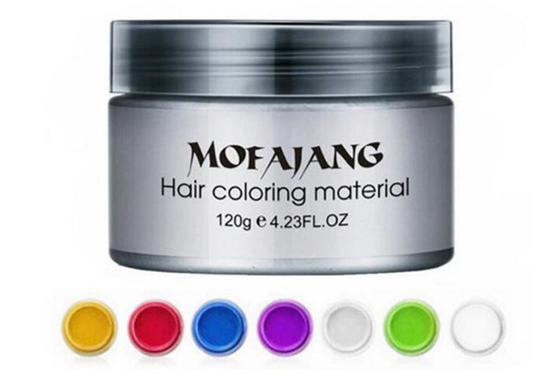 Mofajang hair wax for hair styling Mofajang Pomade Strong style restoring Pomade wax slicked 120pcs mixed color