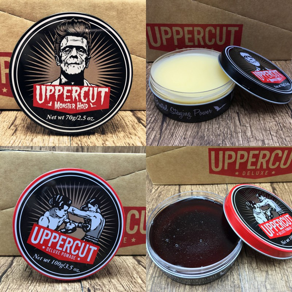 Men Australia Uppercut Hair Pomades Wax Monster Hold Retro Oil Hair Wax Zombie Oil-based Retro Hair Polish Wax Pomades