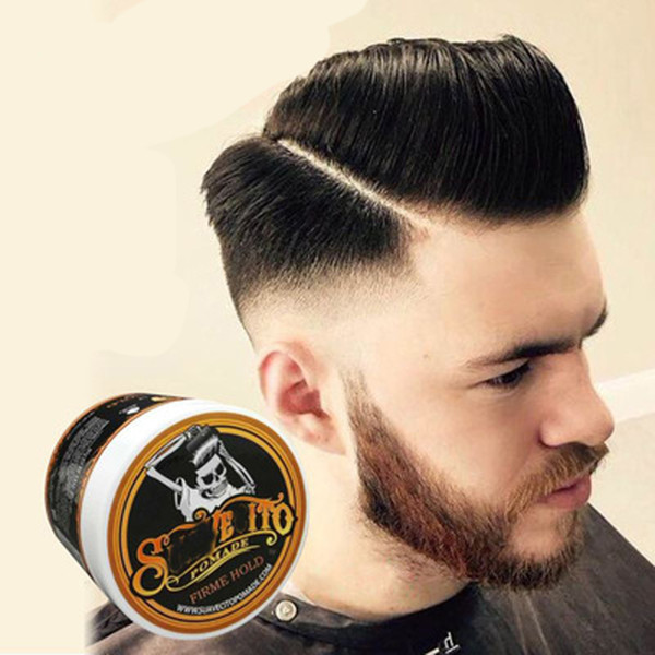 Retro Hair Oil Wax Pomades Little Skull Back Strong Hair Spray Keep Hair Pomade Men Strong Style