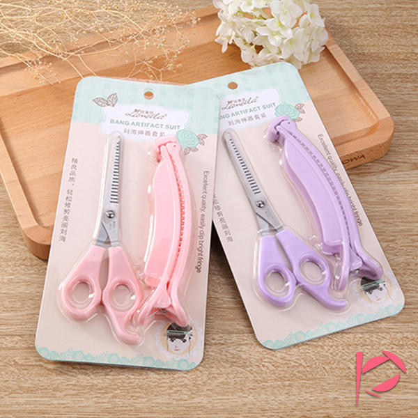 12set/lot Professional DIY Hair Cut Tools Women Artifact Style Set Hair Cutting Pruning Scissors Bangs Layers Style Scissor Clipper