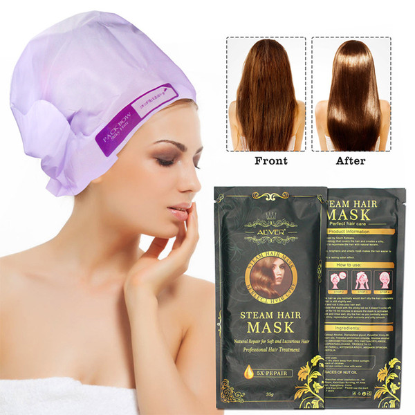 ALIVER Brand Heating Steam Hair Mask Magical Treatment Mask Repairs Damage Restore Soft Hair All Hair