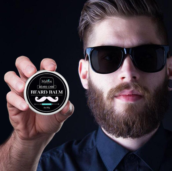 EPACK Mabox Natural Beard Conditioner Beard Balm For Gentlemen 60g Natural Organic Moustache Wax For Whiskers Smooth Styling Beard Care