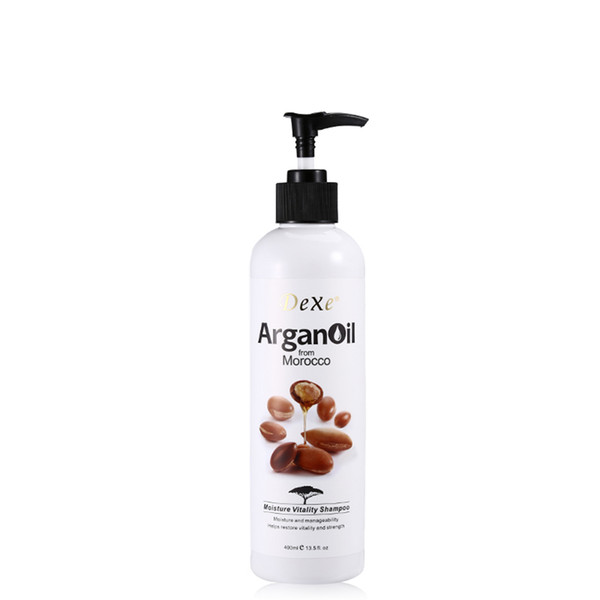 Morocco Argan Oil Shampoo Natural Jojoba Avocado Hair Shine Nourish Repair Moisture Conditioner For Men Women Free Ship 400ML