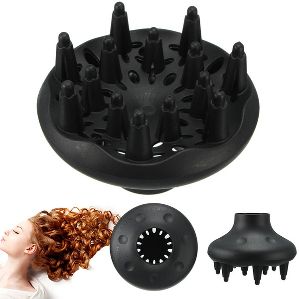 Professional Black Universal Hair Diffuser Blower Hairdressing Salon Curly Hair Dryer Diffusers For Styling Accessories