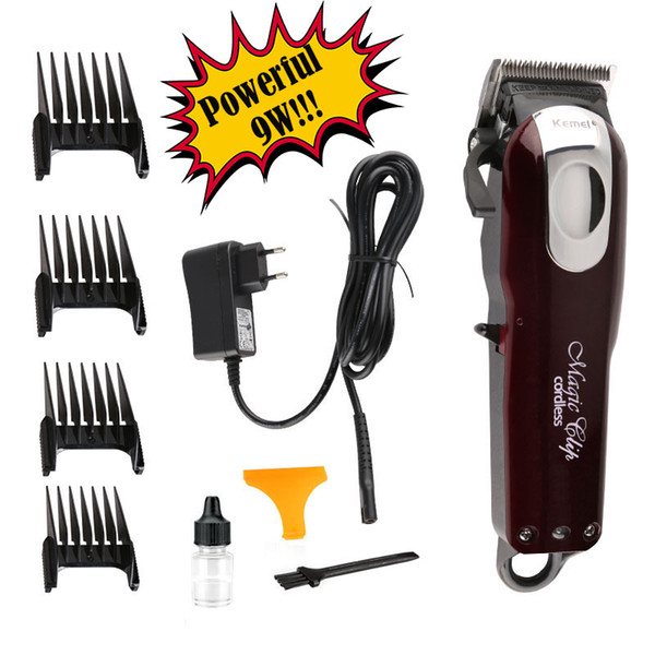 100-240V kemei professional hair clipper electric hair trimmer powerful shaving machine cutting beard electric razor