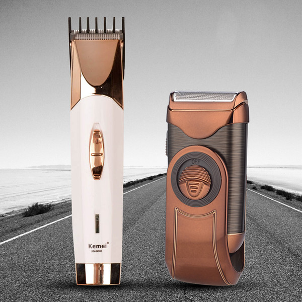 Kemei Professional Men Razor Trimmer Hair Clipper Beard Trimmer Cutting Rechargeable Electric Shaver 3D Floating Head Shaving