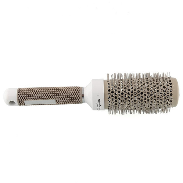 53mm Ceramic Iron Radial Round Comb Hair Dressing Brush Salon Styling Barrel