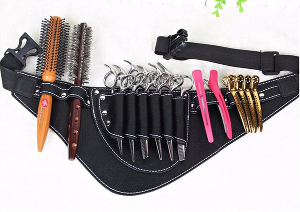 Free Shipping Salon Barber Scissors Bag Scissor Clips Shears Shear Bags Tool Hairdressing Holster Pouch Holder Case Belt