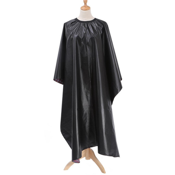 Pro Salon Black Hairdressing Cape Barber Hairdresser Haircutting Dye Wrap Waterproof Cover Gown Apron Hairstylist Cloth