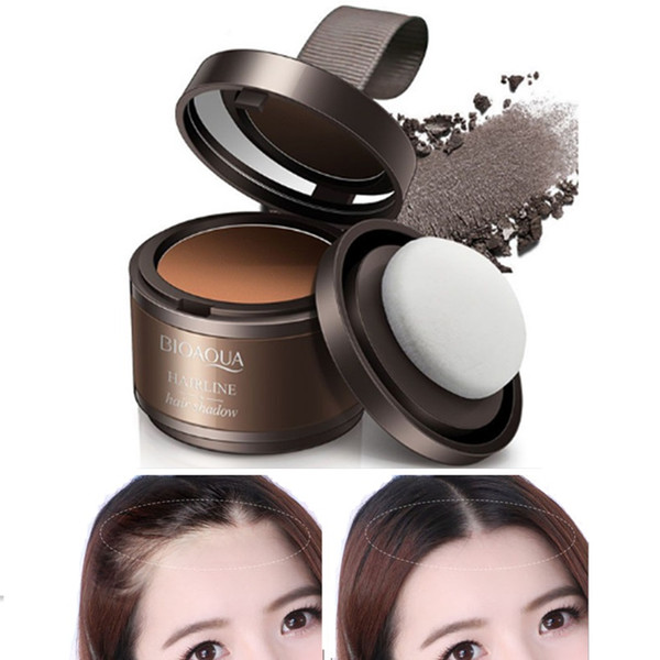 Free shipping 4g hairline modify shadow powder forehead line modify powder M-shape hairline shadow thick hairline hair beauty powder