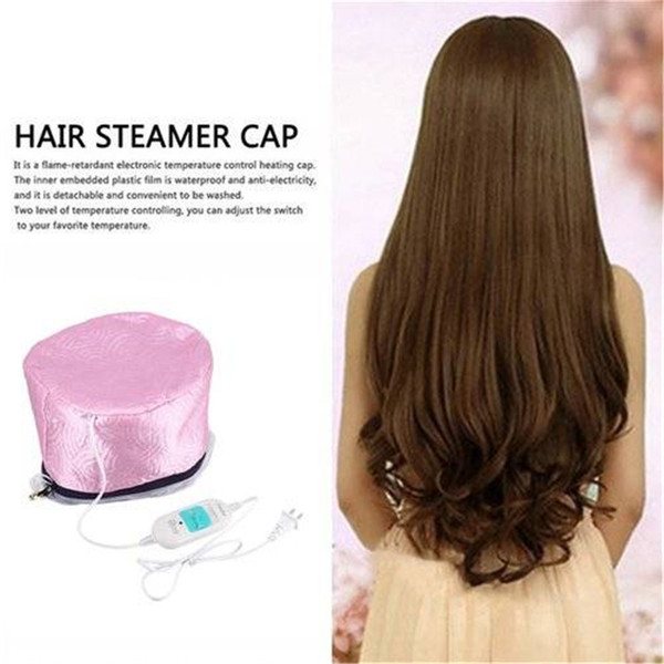 Electric Hair Thermal Treatment Beauty Steamer SPA Nourishing Hair Care Cap US Plug BPB011500