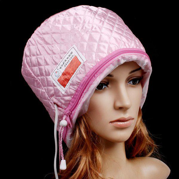 CE052 Pink Hair Thermal Treatment Beauty Steamer SPA Cap Hair Care Nourishing Free Shipping Dropping