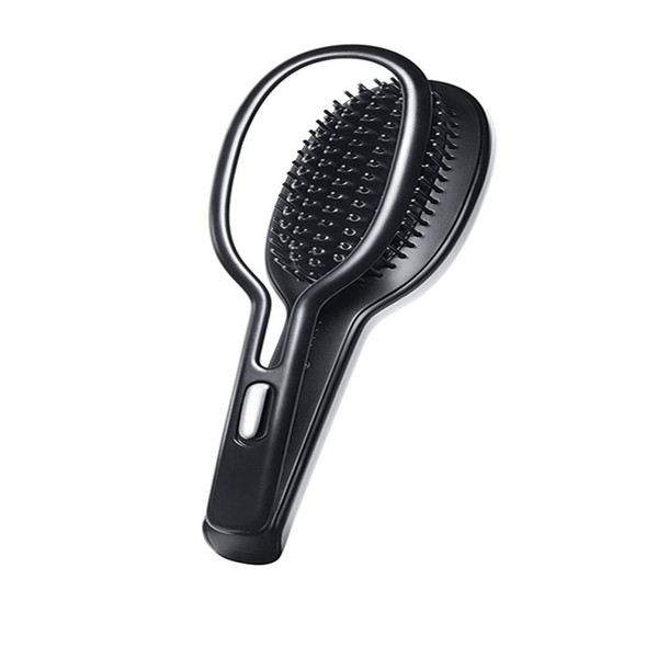 Glossie Ceramic Hair Straightening Brush Achieve Professional Styling Heat Control Ceramic Styling Brush