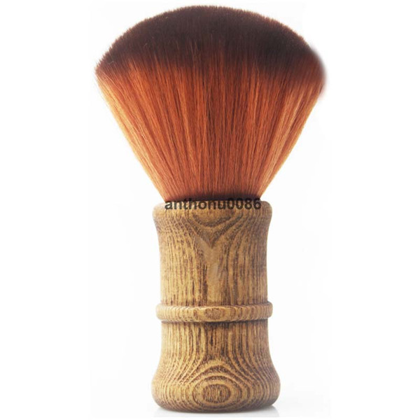 hairdressing hair cleaning brush beard shaving with wood handle