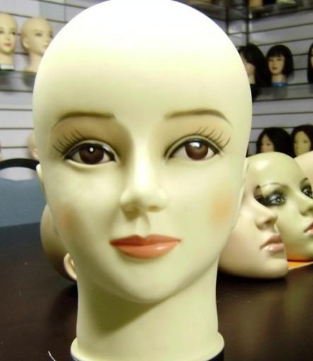 Cosmetology Female Mannequin Head Hat Wig Practice Hairdressing Practice Profession Student PVC training head model head model High quality