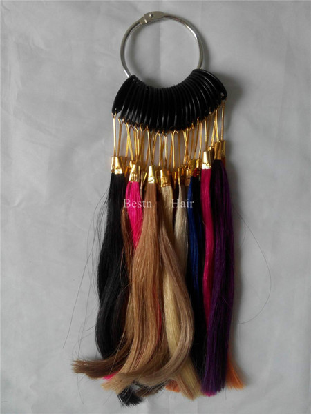 46colors Color Rings for Human Hair Extensions can customized yourself Fashion beauty color