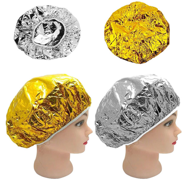 Aluminum Foil Waterproof Caps Portable Disposable Spa Hair Salon Shower Caps Hair Care Protector Modeling tool PPA300