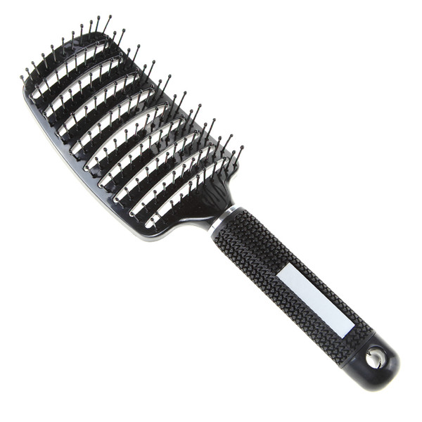 salon style Anti-static Heat Curved Vent Big Size Massage Comb Pro Salon Barber Hair Styling Tools Rows Tine Combs Brushes