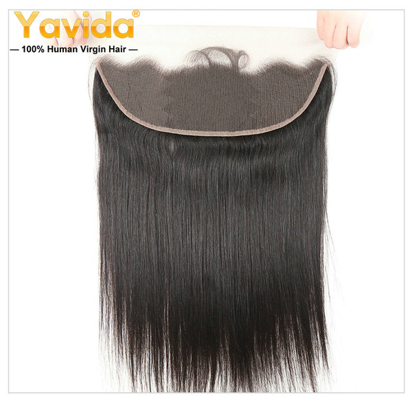 PayPal accepted Hot Sale fashion 100% virgin silk lace front 13*4 swiss lace front brazilian straight hair