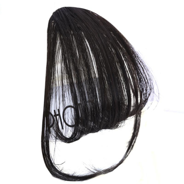 Short Synthetic Bangs Heat Resistant Synthetic Hair Women Natural Short Fake Hair Bangs Women Hair Pieces