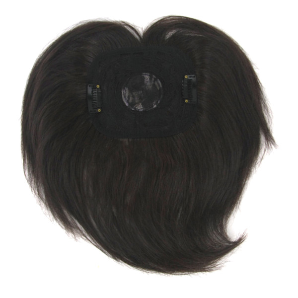 4 Colors High Temperature Fiber Synthetic Hair Toupees Hairpieces Straight Top Hair Closures For Men And Women