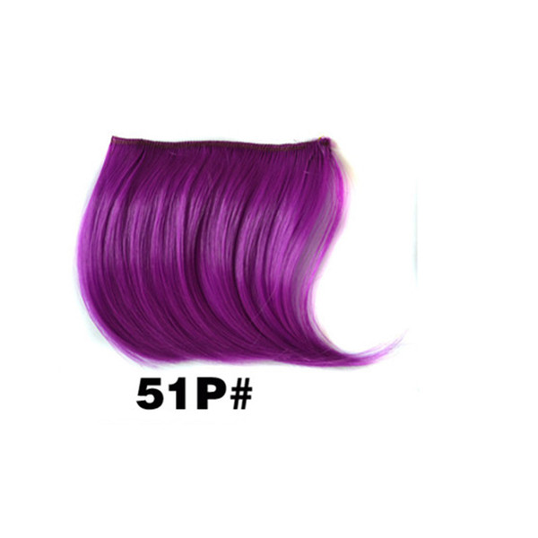 Bangs FREE SHIPPING OMBRE COLOR Fringe Clips Hair BANG Styling Clip In Front Bang Fringe Hair Extension Straight Synthetic Hair Piece BANG