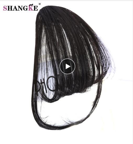 Short Synthetic Bangs Heat Resistant Synthetic Hair Women Natural Short Fake Hair Bangs Women Hair Pieces