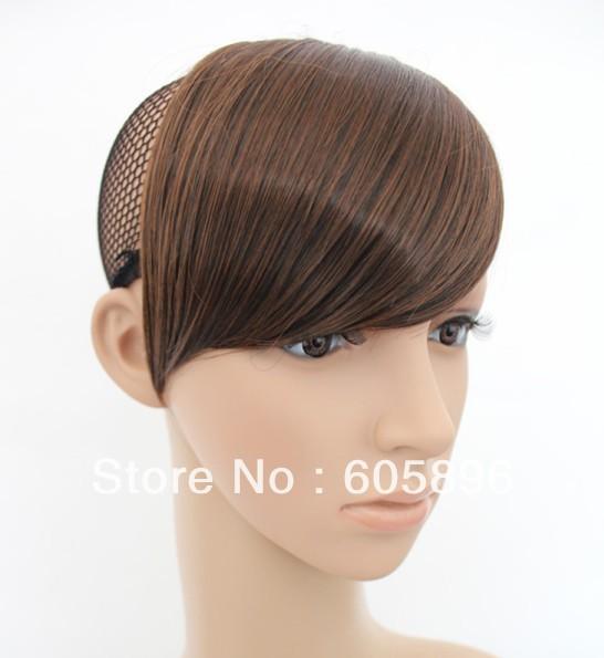 Ladies' synthetic hair fringe bangs clips on hair pieces three colors ,drop shipping