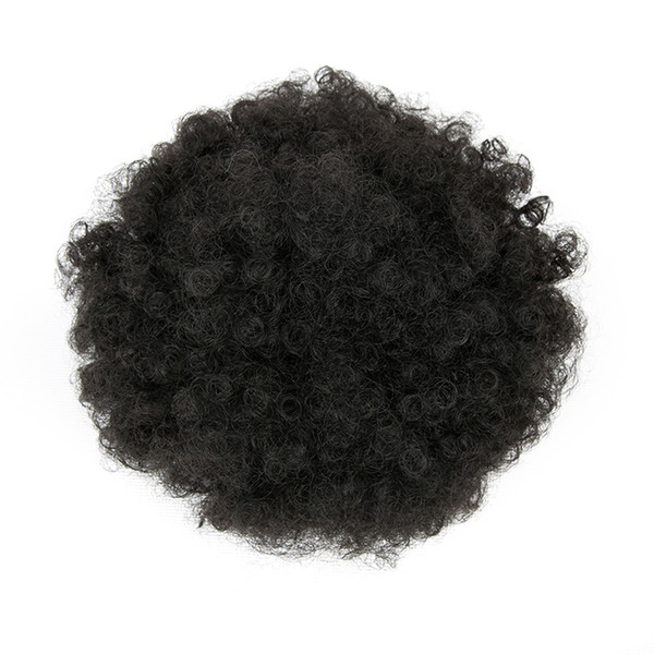 African-style fluffy curly synthetic hair bun Chinong women's fluffy clip horsetail chemical fiber bun hair pill head bud small curly fluffy