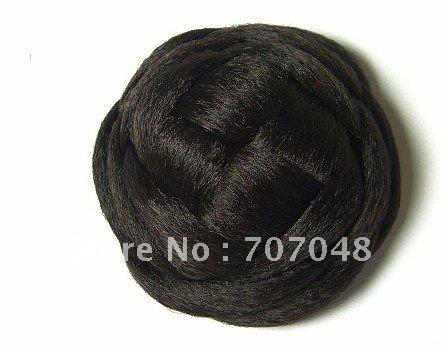 synthetic hair bun very fashion large hair buns for wedding~hair hair buns~