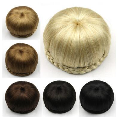 Foreign trade source, European and American brand new braid mushroom hair bun, Yiwu factory direct sales source