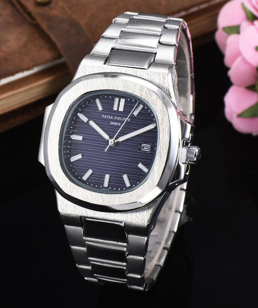 53 Patek HOT Philippe TOP New BRAND Luxury WOMEN MEN QUARTZ movement WATCH Mechanical Watches Stainless Steel MEN'S WRISTWATCH 36mm