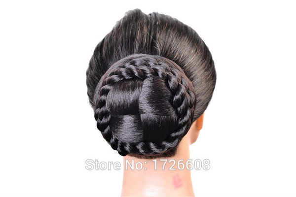 Synthetic Extension Chignon Hair Bun Clip Braid Hairpiece Updos Fake Buns Bridal Hair Pieces Wedding Hair Accessories