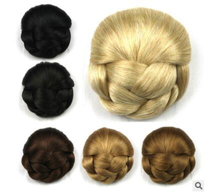 Europe and the United States source of fashion package, high temperature silk headgear lady's pin plate bun factory direct sale