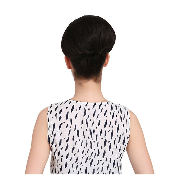 High Temperature Synthetic Hair Bun Bridal Hair Big Chignon Updo HairPieces Clip On Bun Extension