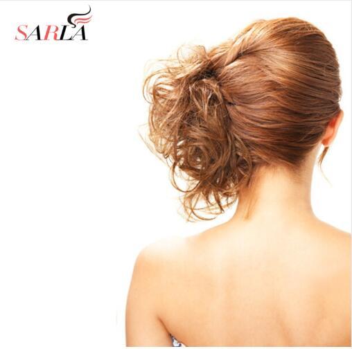 Chignon Elastic Band Twining Extension Synthetic Hairpiece Curly Scrunchie Tail Pad Puff Bundle Ponytail Updo Accessories