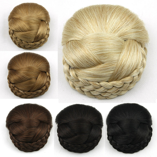 Z&F Top Quality Woman Chignon Hair Bun Clip Synthetic Hair Pieces Bun Donut Roller Hair Piece