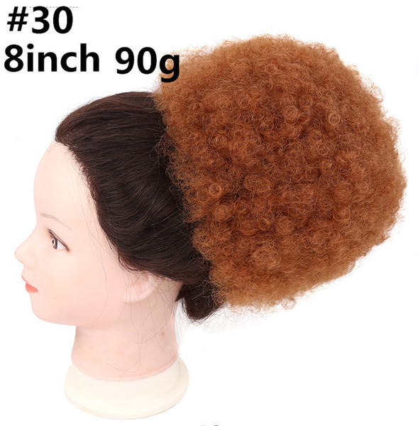 8inch Curly Synthetic Hair Chignon With Two Plastic Combs Short Wedding Hairstyles Updo Cover Synthetic Hair