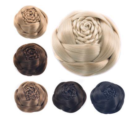 Europe and the United States origin ball head plait hair contract high temperature silk hairpin lady hair tray Yiwu factory direct sales