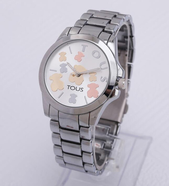 31 Tous New BRAND Luxury fashion dress Watch Women Casual Full Steel Dial Quartz Watches women's Clock girl Wristwatch