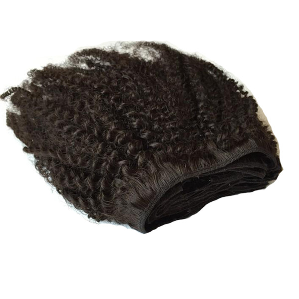 mongolian afro kinky curly virgin hair Clip In Human Hair Extensions 100g 8pcs kinky curly human hair clip in extensions