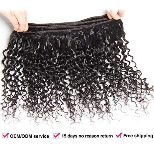 Brazilian water wave Curly Hair Human Bundles Brazilian Virgin Hair deep Curly Bundle 100% Remy clip in Human Hair Extension 120g 8pcs