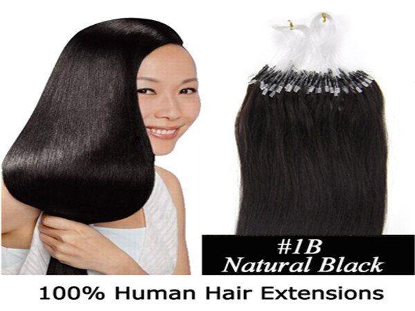 Micro loop hair extensions Human Remy Hair 18