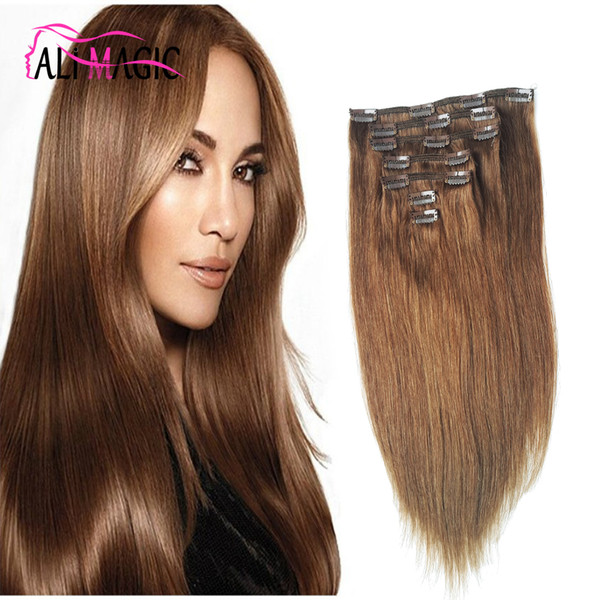 Clip Hair Extensions Colors Full Head Clip In Hair Extensions 22