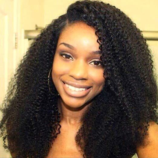 Afro Kinky Curly 4B 4C Clip in Human Hair Extensions for Black Women Brazilian Remy Virgin Hair Natural Color 110Gram 7Pcs/Set