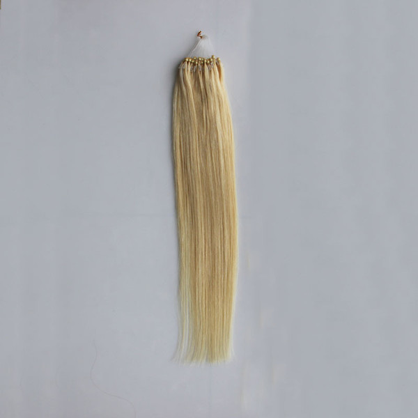 Brazilian Straight Micro Loop Ring Hair Extension 100g Remy Micro Bead Hair Extensions 1g/strand Micro Link Human Hair Salon