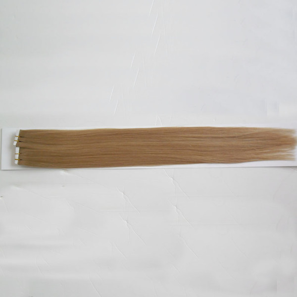 Tape In Human Hair Extensions 40pcs Skin Weft Human Hair 100g Full Cuticle Seamless Straight Skin Weft Hair Salon Style 2.5g/1pcs